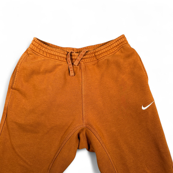 Nike Pants Mens 32X29 Orange Sweatpants Joggers Club Fleece Pockets Athletic - Picture 3 of 9